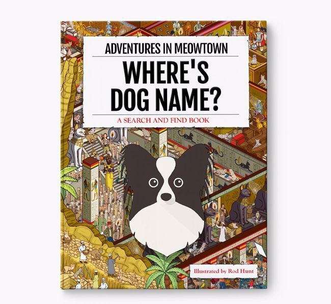 Personalised Papillon Book: Where's Dog Name? Volume 2